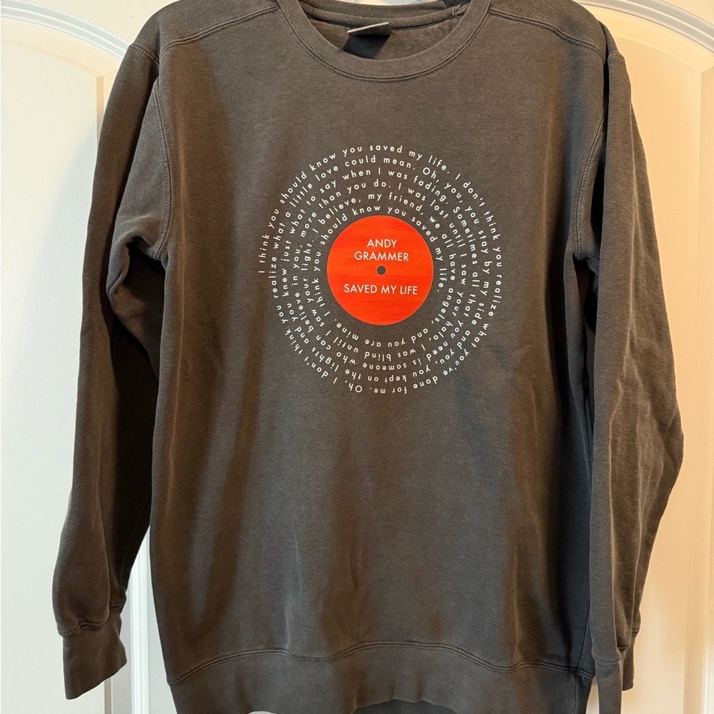 Andy Grammer - Saved My Life Lyric Crewneck
